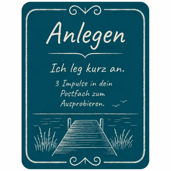Zum kostenlosen Audio-Impuls „Ich leg kurz an“